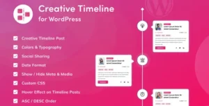 Creative Timeline for WordPress