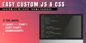 Easy Custom JS and CSS for WordPress