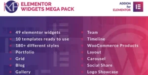 Elementor Widgets Mega Pack - Addons for Elementor