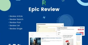 Epic Review - WordPress Plugin