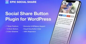 Epic Social Share Button for WordPress