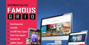 Famous - Grid Gallery for WPBakery Page Builder