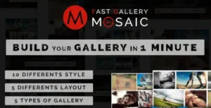 Fast Gallery Mosaic - Wordpress Plugin