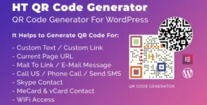 HT QR Code Generator for WordPress