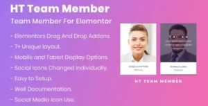 HT Team Member For Elementor