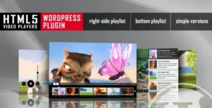 HTML5 Video Player With Playlist WordPress Plugin