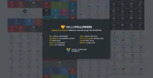 Hello Followers - Social Counter Plugin