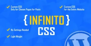 INFINITO - Custom CSS for Chosen Pages and Posts