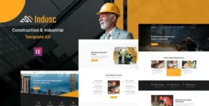 Indusc - Construction & Industrial Elementor Template Kit