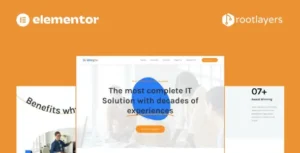 Integra - IT Solution & Services Elementor Pro Full Site Template Kit