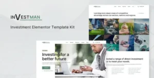 Investman - Invesment Consultant Elementor Template Kit