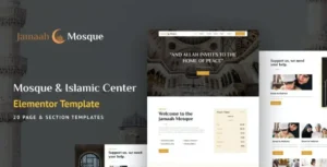 Jamaah - Mosque & Islamic Center Elementor Template Kit