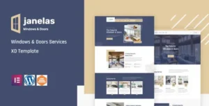 Janelas – Windows & Doors Services Elementor Template Kit