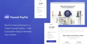 Jeg PayPal Paywall & Content Subscriptions System