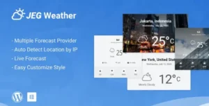 Jeg Weather Forecast Addon WordPress Plugin
