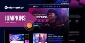 Jumpkins - Music & Event Elementor Template Kit