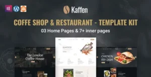 Kaffen - Coffe Shop & Restaurant Elementor Template Kit