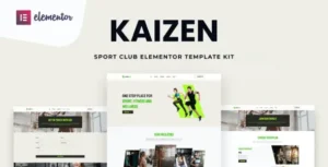 Kaizen - Sport Club Elementor Template Kit