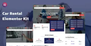 Kareta - Car Rental Services Elementor Template Kit