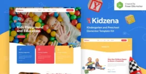 Kidzena – Kindergarten & Preschool Elementor Template Kit