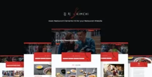 Kimchi - Asian Restaurant & Cafe Elementor Template Kit