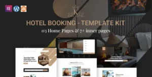 KingHo - Hotel Booking Elementor Template Kit