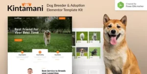 Kintamani – Dog Breeder & Adoption Elementor Template Kit