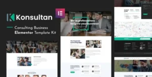 Konsultan Kit - Consulting Business Elementor Template Kit