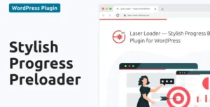 Laser Loader — Stylish Progress Bar Preloader