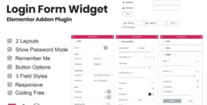 Login Form Widget Elementor Addon Plugin