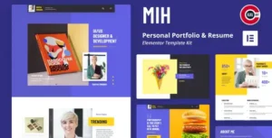 MIH - Personal Portfolio & Resume Template Kit