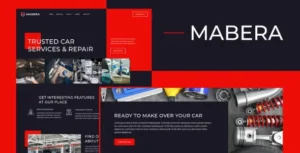 Mabera - Car Service & Repair Elementor Template Kit