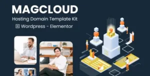 Magcloud - Hosting Domain Elementor Template Kit