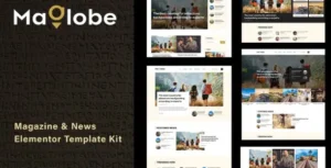 Maglobe - Magazine & News Elementor Template Kit