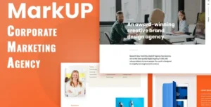 MarkUP - Corporate & Marketing Agency Elementor Template Kit