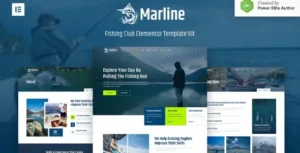 Marline – Fishing & Hunting Club Elementor Template Kit