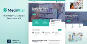 Mediphar – Pharmacy & Medical Elementor Template Kit