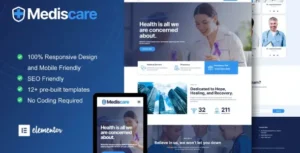 MedisCare - Medical Service Elementor Template Kit