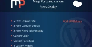 Mega Posts Display for WPBakery