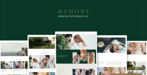 Memory - Wedding Photography Elementor Template Kits