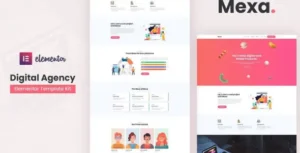 Mexa - Digital Agency Elementor Template Kit