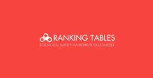 Modal Survey - Ranking Tables