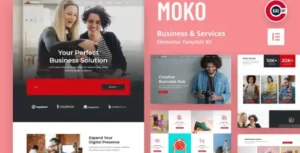 Moko - Business & Services Elementor Template Kit