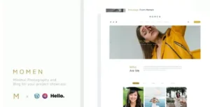 Momen - Photography & Blog Elementor Template Kit