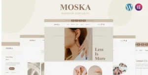 Moska - Fashion Jewelry Store WooCommerce Elementor Template Kit