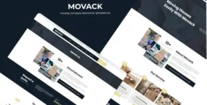 Movack - Moving Company Elementor Template Kit