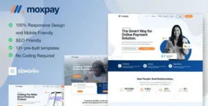 Moxpay - Online Payment Gateway Elementor Template Kit