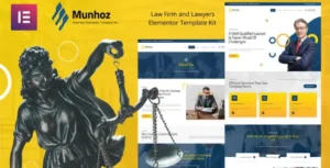 Munhoz - Law Firm & Attorneys Elementor Template Kit