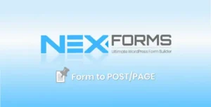 NEX-Forms - Form to Post/Page Add-on