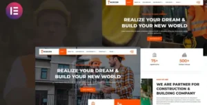 Ngecor - Construction & Building Company Elementor Template Kit